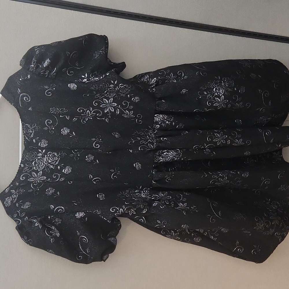 Widow X Dolls Kill Enchanting Night Music Brocade Babydoll Dress Size 3X - Picture 6 of 16